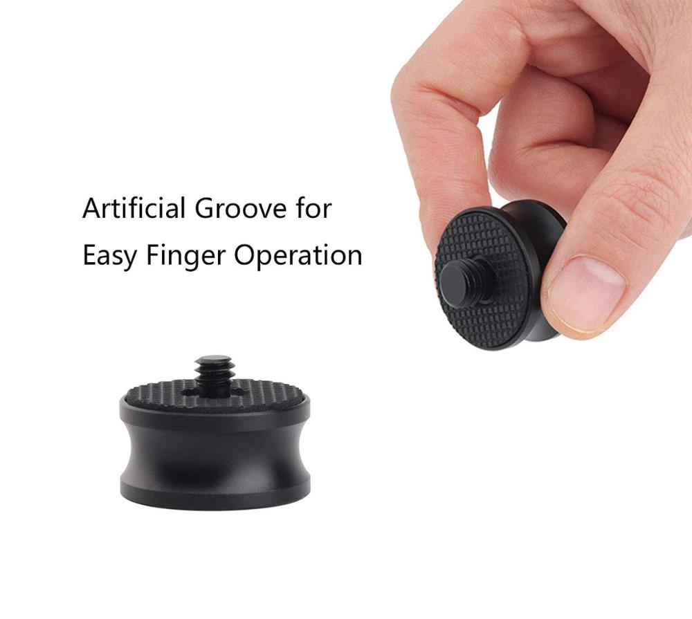 Camera Tripod Screw Adapter 2 PCS Pack, 1/4-20 (Female) to 3/8-16(Male) + 3/8-16(Female) to 1/4-20(Male) Screw Pack, Aluminium B