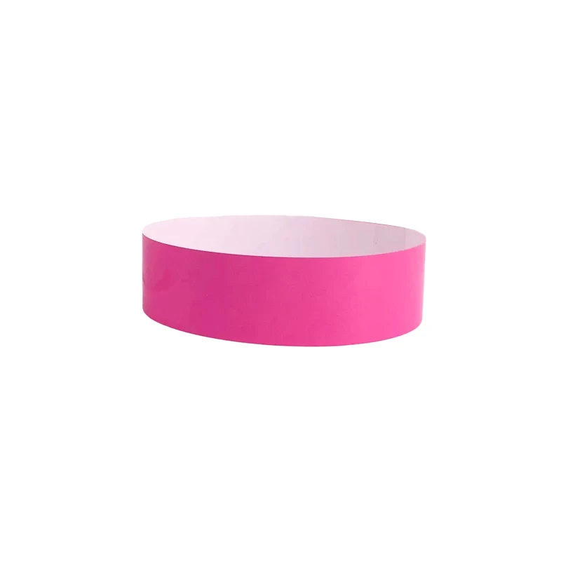 200pcs Waterproof Paper Wristbands Bracelet Solid Color Disposable Count Identification Mark Tamper-Proof for Events Party: light green