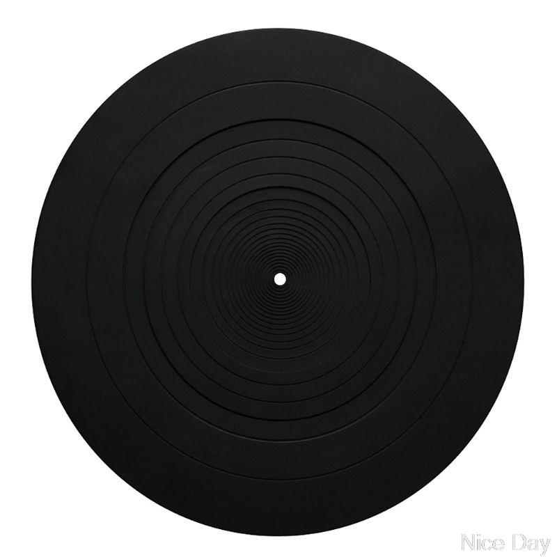 Anti-vibrasjon silikon pad gummi lp antiskli matte for grammofon platespiller vinyl platespiller tilbehør  m27 20: Default Title