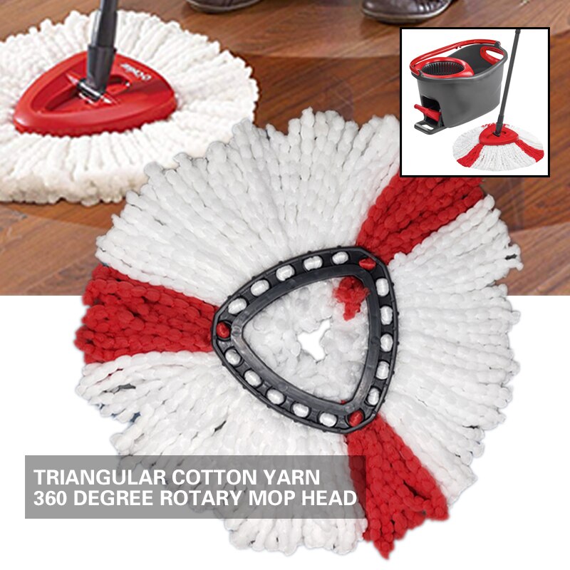 1pc udskiftning mikrofiber spin moppe ren genopfyldningshoved 360 roterende gulv moppe hoved husholdnings rengøringsværktøj til vileda o-cedertræ