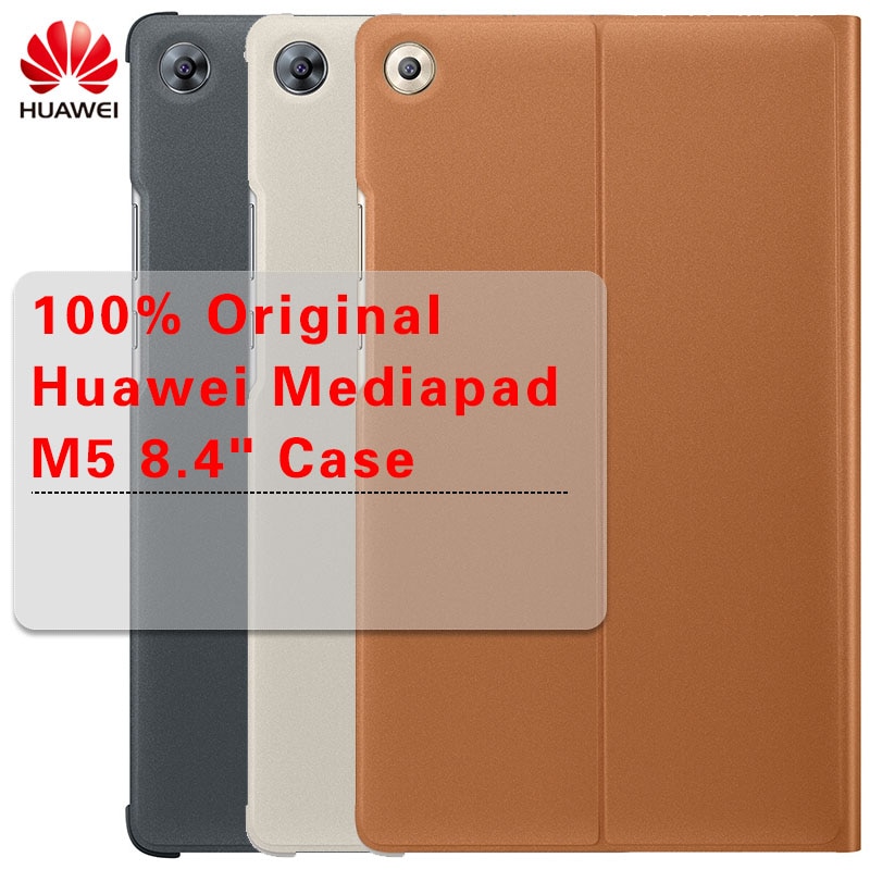 Huawei M5 8.4 "Case Officiële Originele Smart View Huawei Mediapad M5 10.8 Cover Kickstand Flip Lederen M5 Case Tablet cover 8.4