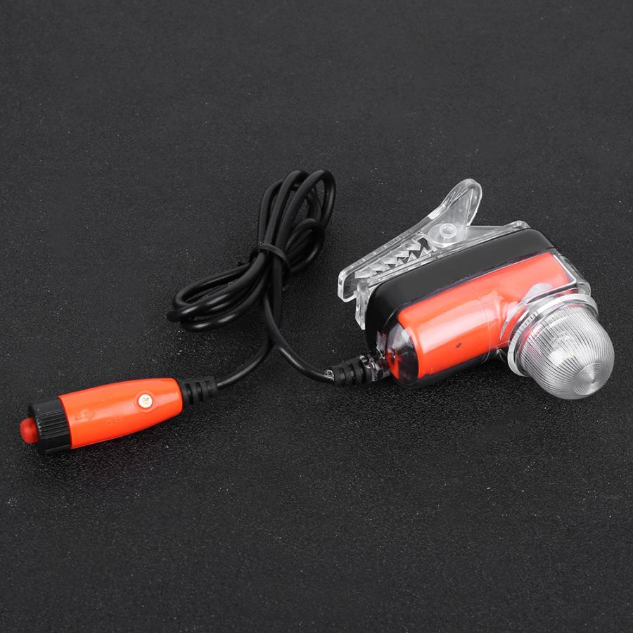 Redningsvest lys bærbar plast lithium batteri redningsvest vest lys lampe tilbehør med led lys chip rednings vest tilbehør