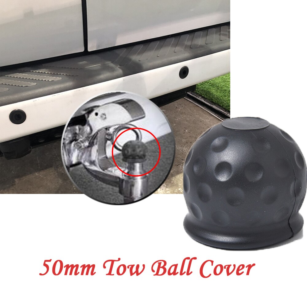 Protector Universal para remolque de coche, Protector de bola de remolque, tapa de cubierta de enganche de remolque, 1 ud.