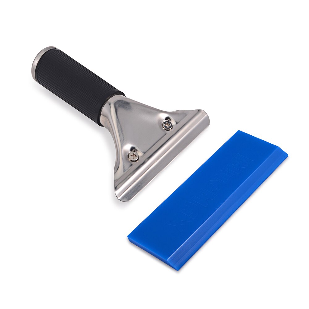 EHDIS BlueMax Handle Rubber Squeegee House Car Cleaning Tools Window Tint Tools Glass Kitchen Water Wiper Remover Ice Scraper