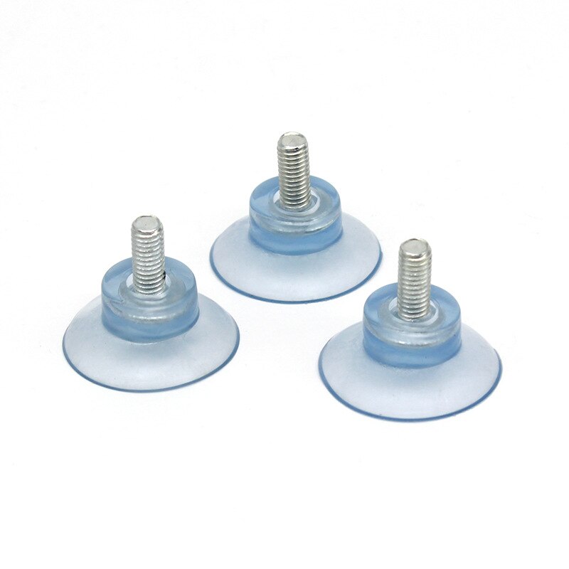 2/10 pezzi di ricambio in gomma per ventose per tavolo da parete in vetro M8 supporto per ventose a vite accessori strumento di archiviazione