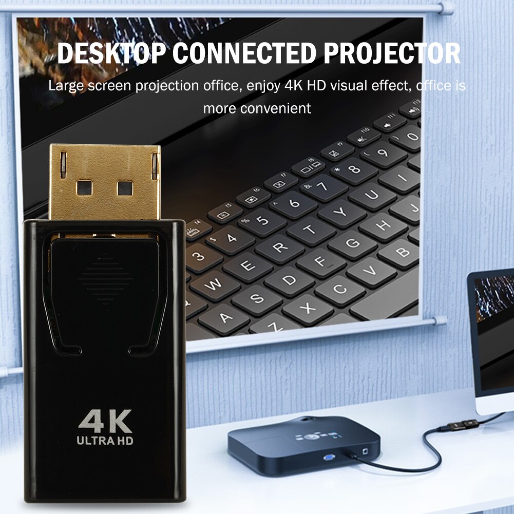 DP Male to HDMI Female Adapter DisplayPort to HDMI Converter for HDTV PC