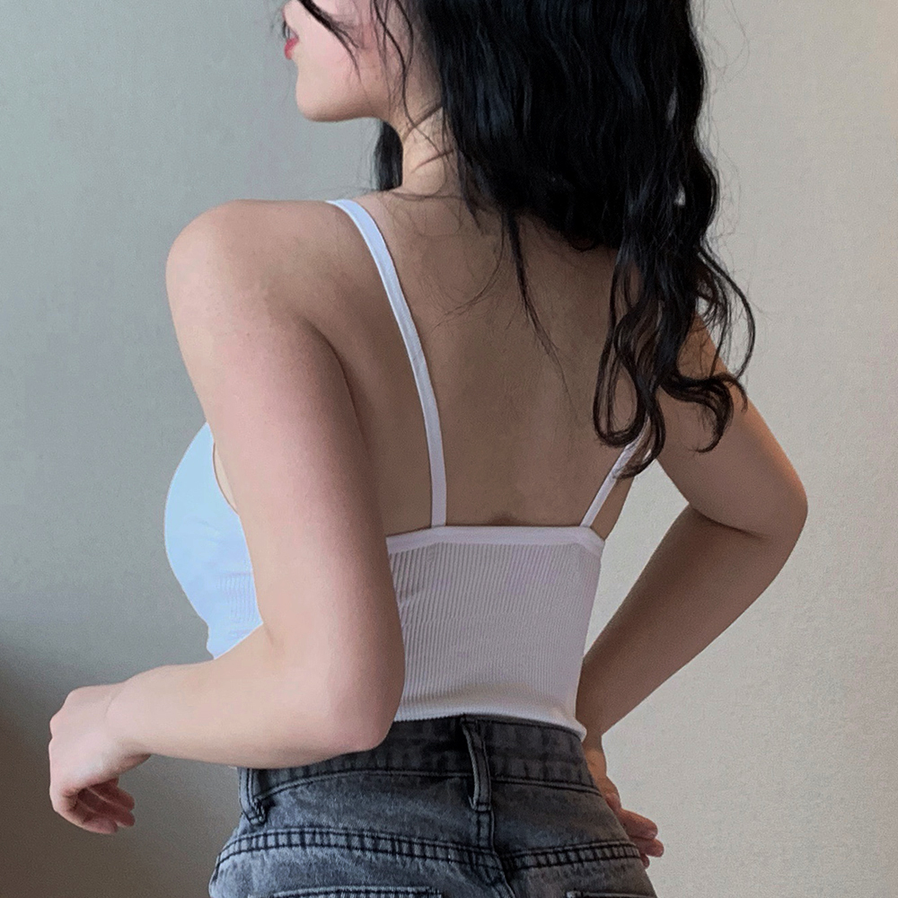 Vrouwen Tank Top Front Strap Crop Tops Vrouwen Bralette Ondergoed Voor Vrouwelijke Mouwloze Camis Intimates Lingerie Hemdje Femme