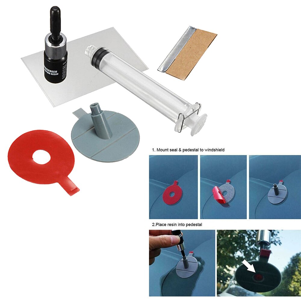 10ml Car Window Glass Crack Chip Repair Automotive Glass Nano Repair Fluid Tool Kit/set Universal Protection Accessories