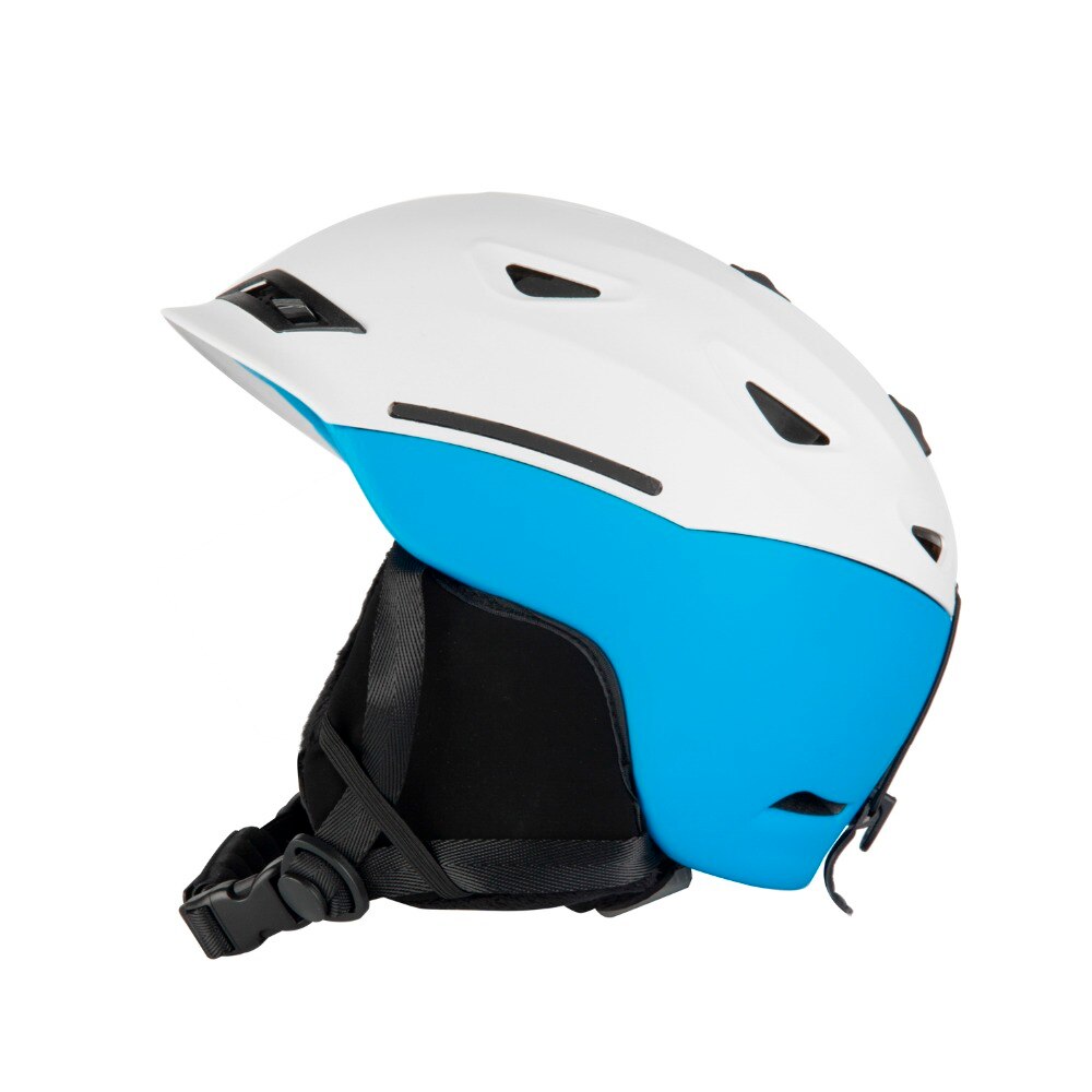 Top ski helmet skiing and snowboardig helmet with ski lens international authentication black red blue colors