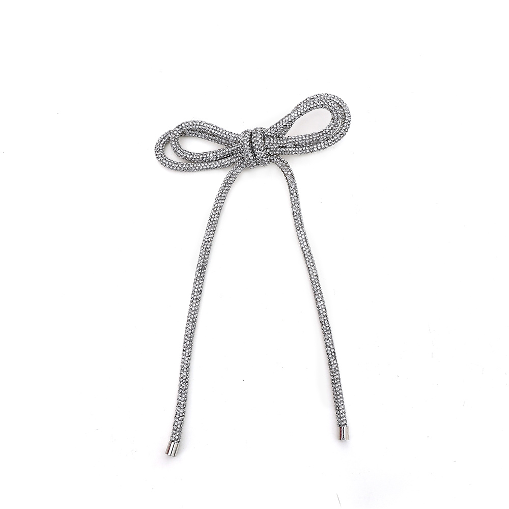 Nueva , nueva diadema con tubo de perforación para niñas, accesorios para el cabello con piedra brillante, accesorio para el cabello, clip para bebé, diadema con lazo para niña: Rojo