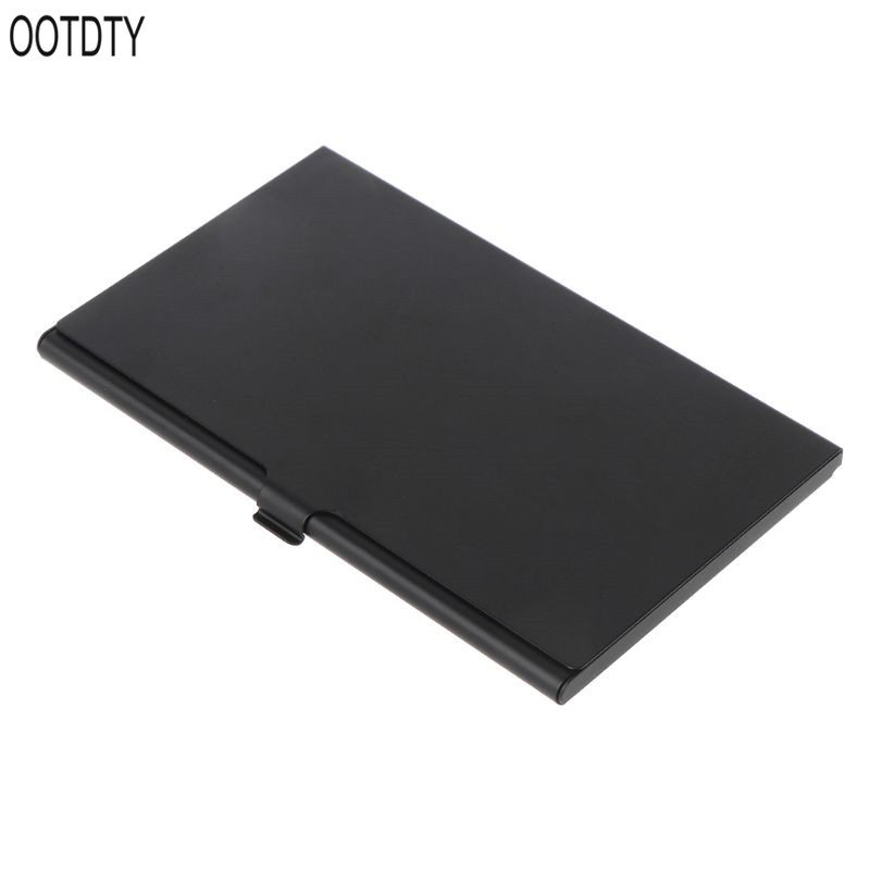 Black Portable Monolayer Aluminum Hard EVA Memory Card Storage Case Carrying Box for 1SD 8TF Micro SD Card Pin Holder