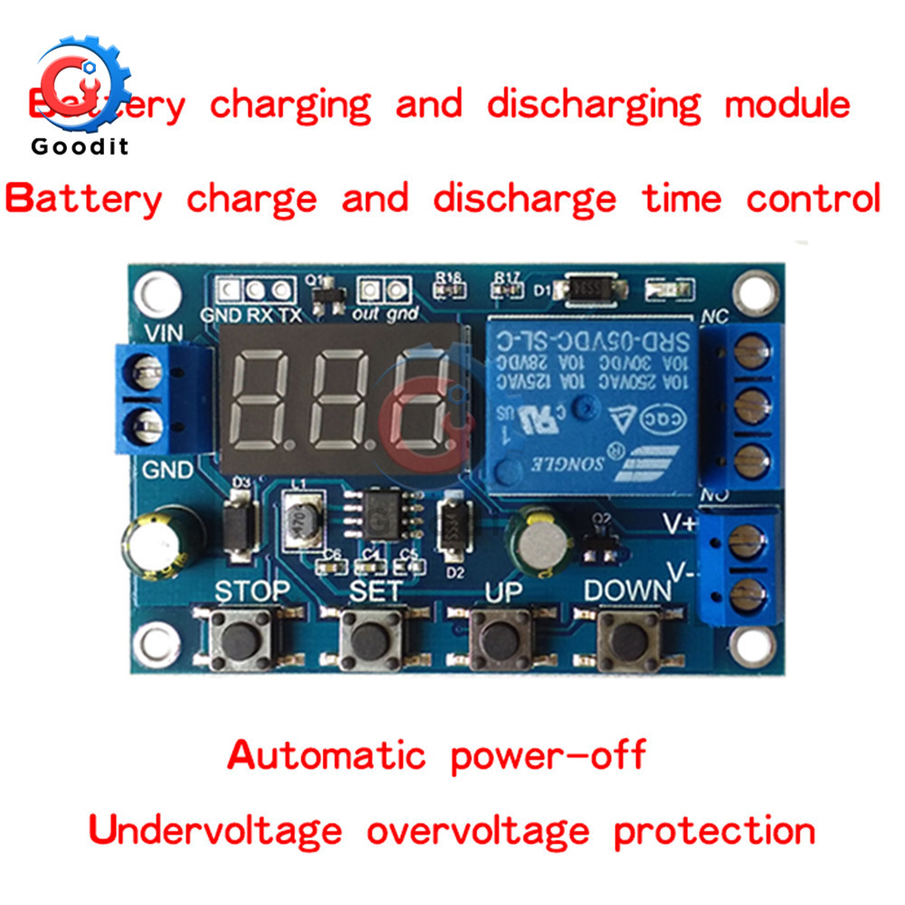 18650 Lithium-Batterie Ladegerät Bord mit Über Gebühr Entladung Schutz 6-40V Integrierte Schaltungen Bord Modul