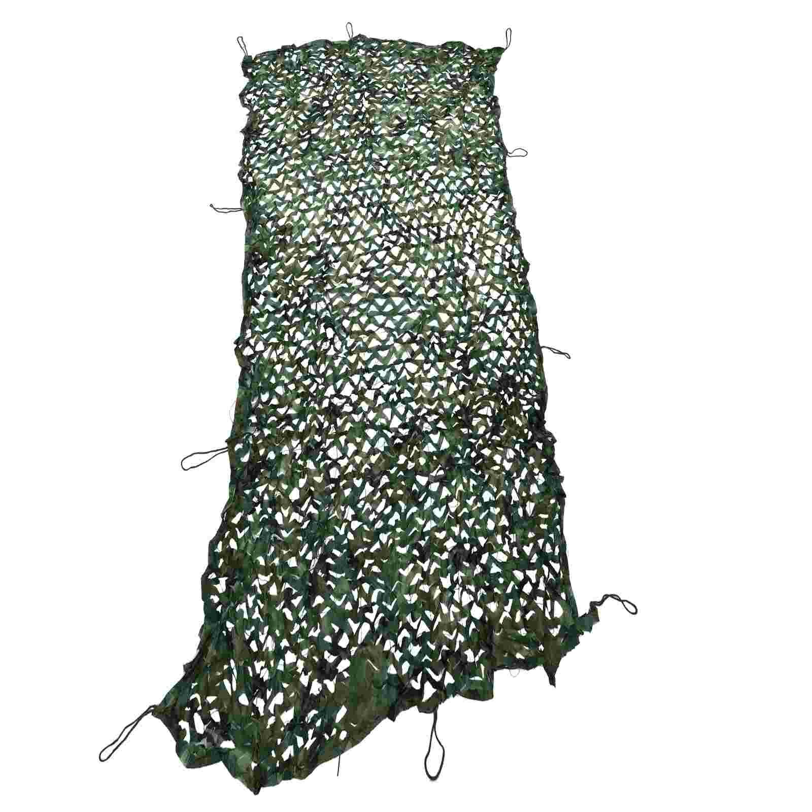 1Pc Camo Netting Camo Shelter Woodland Jungle Leave Net Camouflage Mesh Wrap