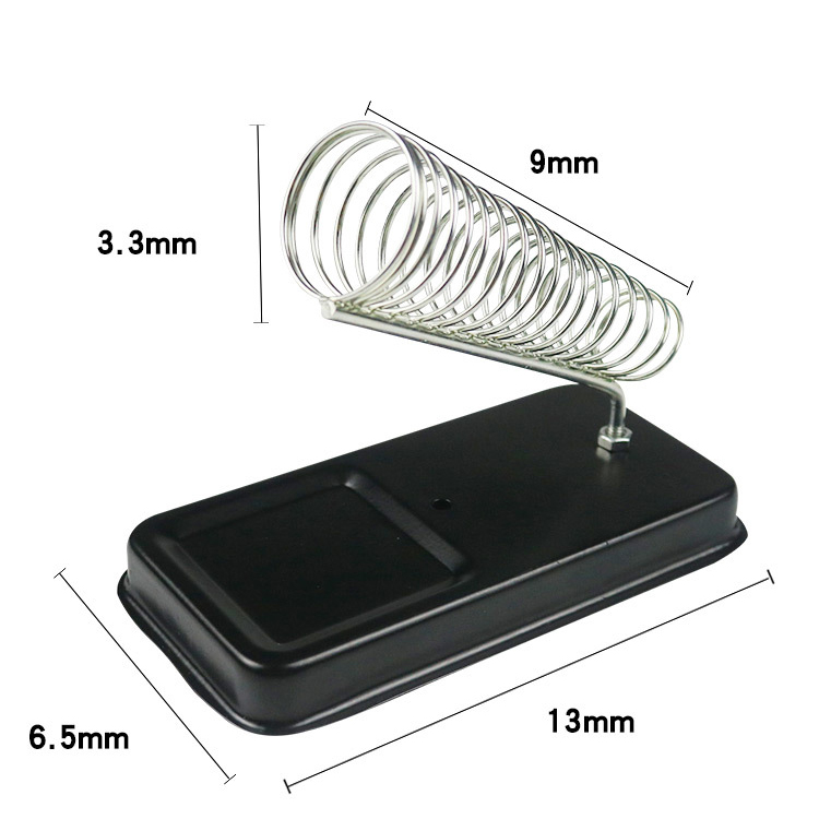 Supporto universale per saldatore elettrico con cuscinetti in spugna per pulizia saldatura Saldatura generica resistente alle alte temperatura