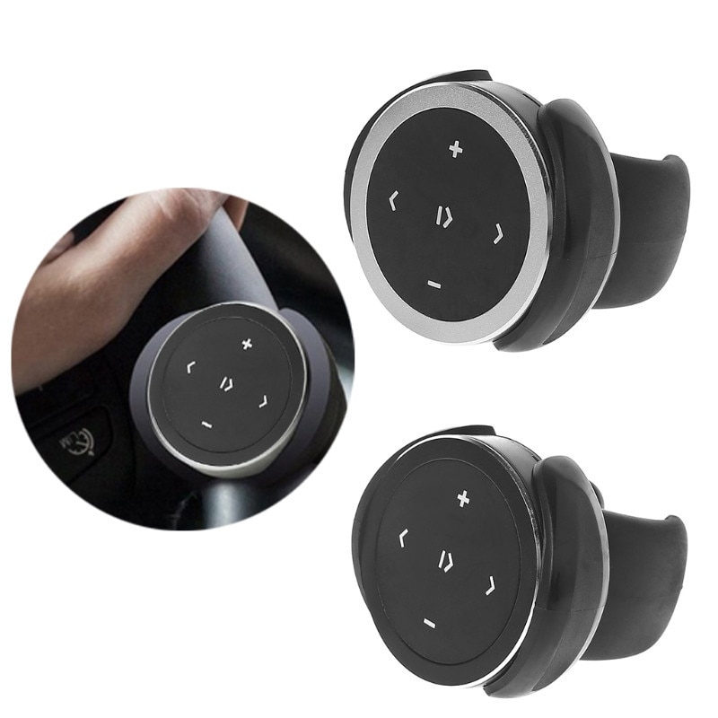 wireless bluetooth media button mobile phone bluetooth music playback remote control to start Siri for iOS/Android phones