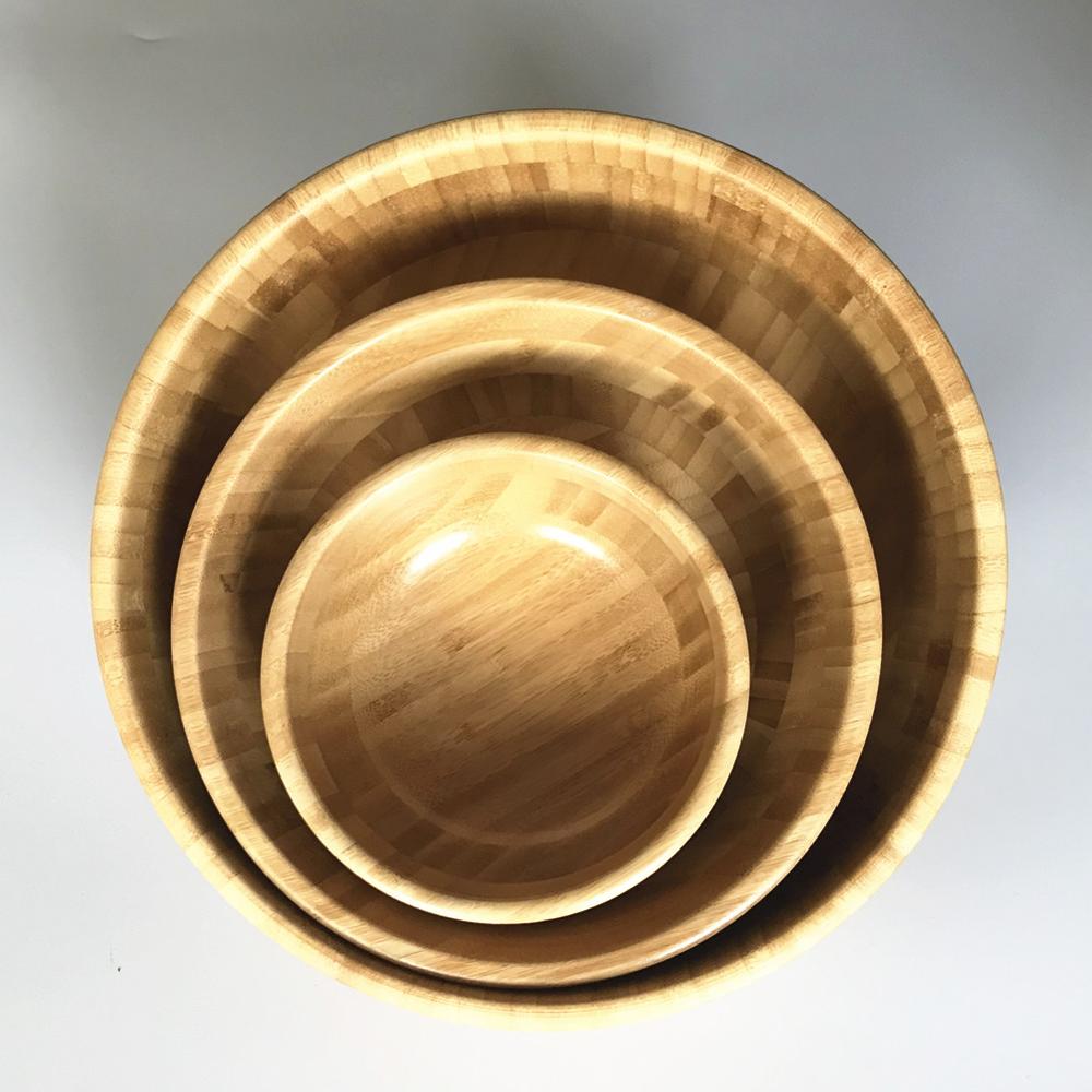 Bamboo Salad Bowl Set Wood salad bowl set