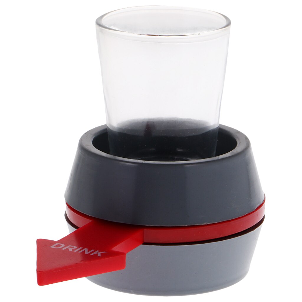 Spin The Shot Glass Drinking Shot Glass with Spinning Wheel Bar Games Fun Party Toys