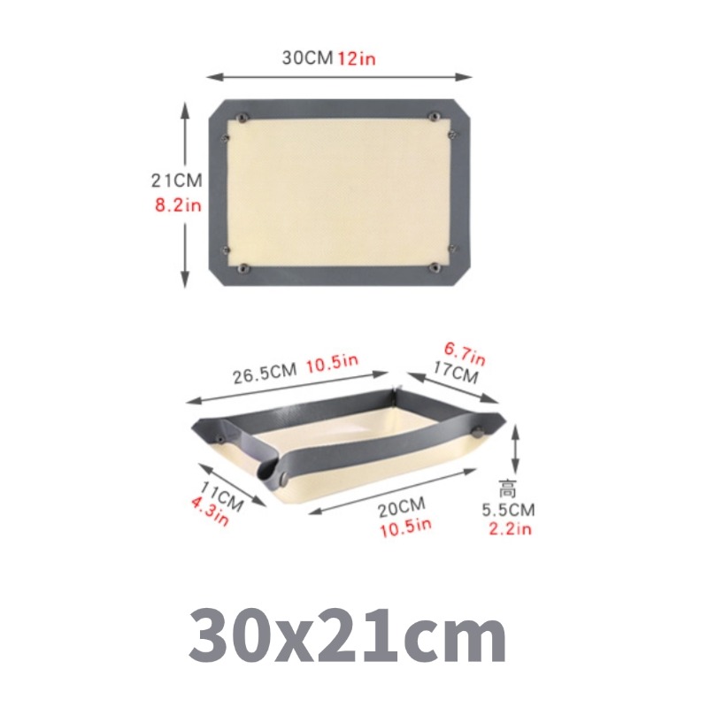 Tapete de cozimento de silicone almofada de amassar tapete de massa pizza bolo fabricante de massa cozinha cozinhar grill antiaderente gadgets bakeware esteira de pastelaria: Marrom