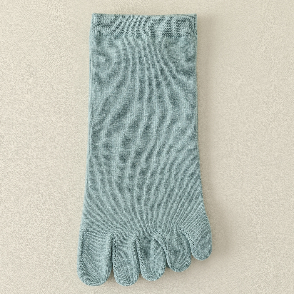 5 paires de chaussettes à orteils pour femmes, avec doigts séparés, en coton de , à cinq doigts, coupe basse, pour Yoga, sport: Violet