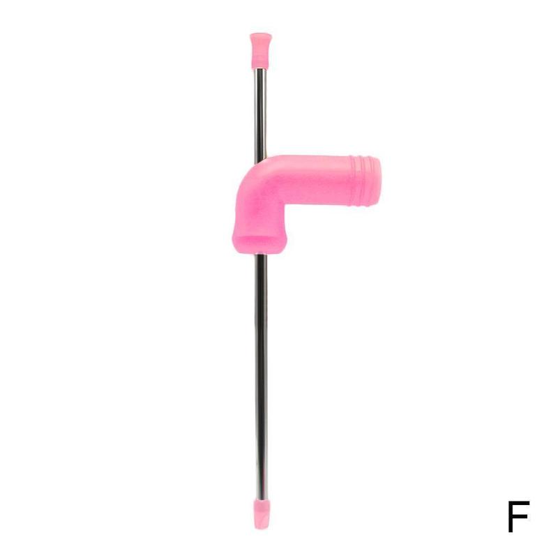 1PC piwo Snorkel słomy piwo Bong lejek Slammer podwójne Snorkel picia na piwo do baru narzędzia festiwale Party dozownik: F