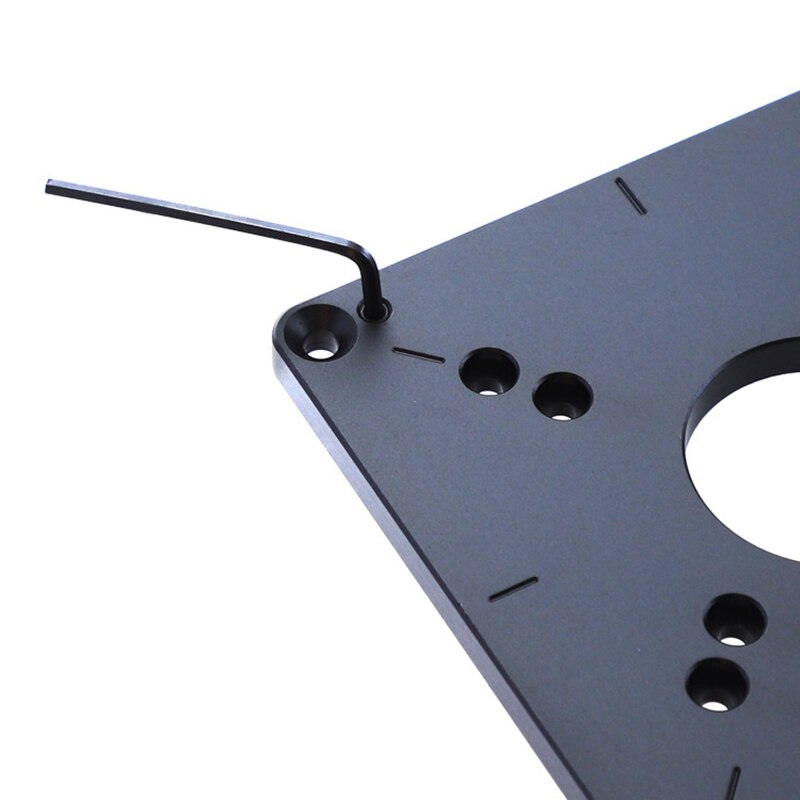 Router Table Insert Plate Universal Trimming Machine Flip Board Mounting Plate for Woodworking Engraving Accessory