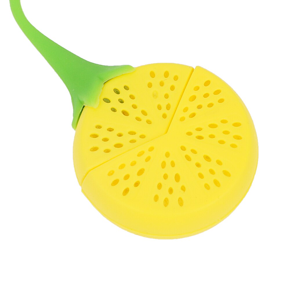 Tea Supplies Diffuser Tea Leaf Strainer Silicone Filter Tools Lemon High Temperature Resistance Herbal Spice