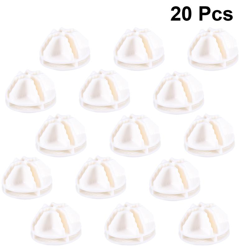 20Pcs Buckle Clips Wire Cube Plastic Connectors For Cube Storage Shelving Cabinet Modular Organizer Closet Clasp Buckle Clips