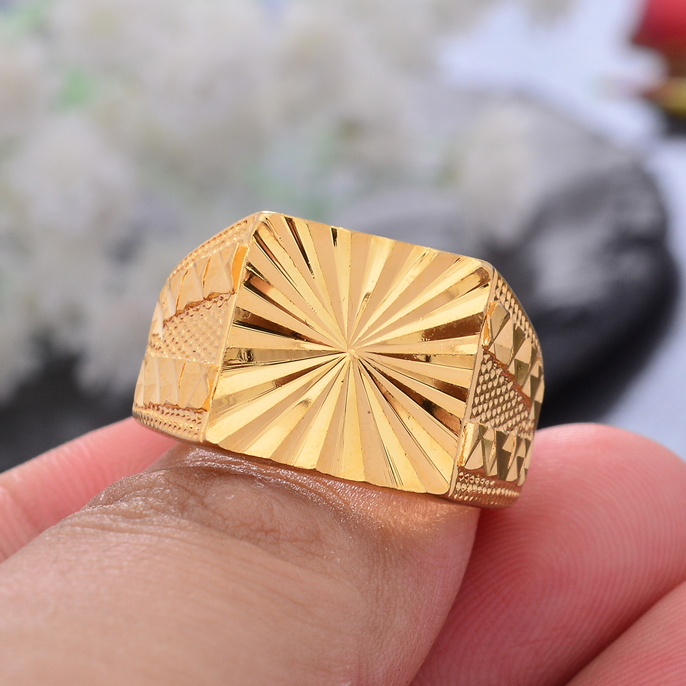 Bague africaine en or pour hommes et femmes, bijoux indiens, matiques de documents, de mariage
