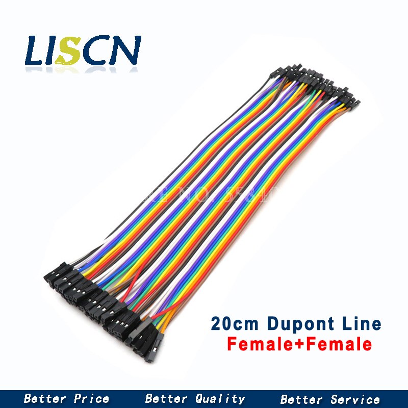 Dupont Linie 10cm/20CM/30CM Männlich zu Männlich + Weiblich zu Männlich + Weiblich zu weibliche 40Stift Jumper Draht Dupont Kabel: 20CM F-F