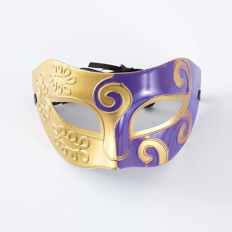 Vintage Zilver Goud Mannen Antieke Gladiator Carnaval Gemaskerd Bal Partij Maskers Cool Retro Mannen Party Maskers: 14