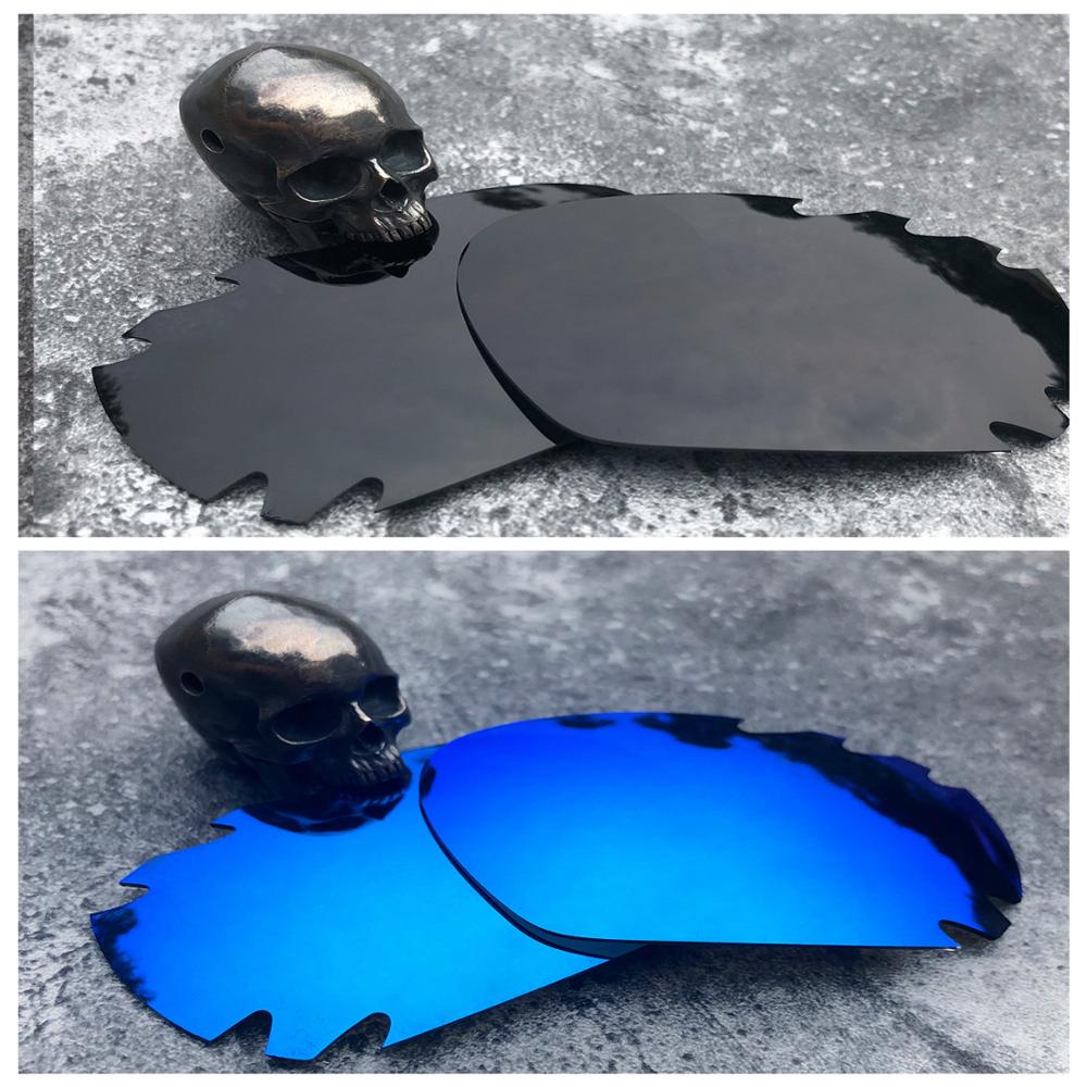 Firtox – lentilles de remplacement polarisées améliorées, pour lunettes de soleil à ventilation Oakley Jawbone (lentilles uniquement), plusieurs Options: Blue and Black