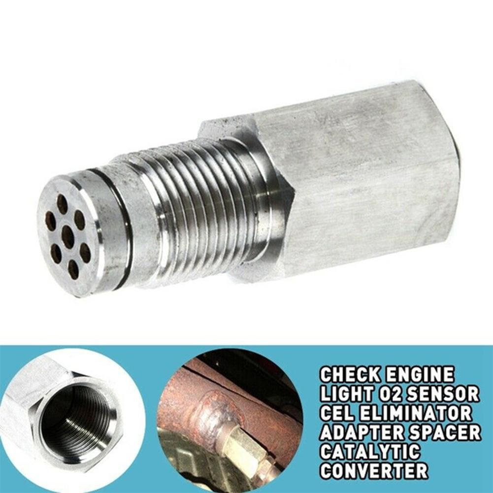 1 sztuka przedłużacz czujnika tlenu samochodowego adapter dystansowy m18x1, 5 gwint sprawdź korek katalizator silnik CEL O2 eliminator