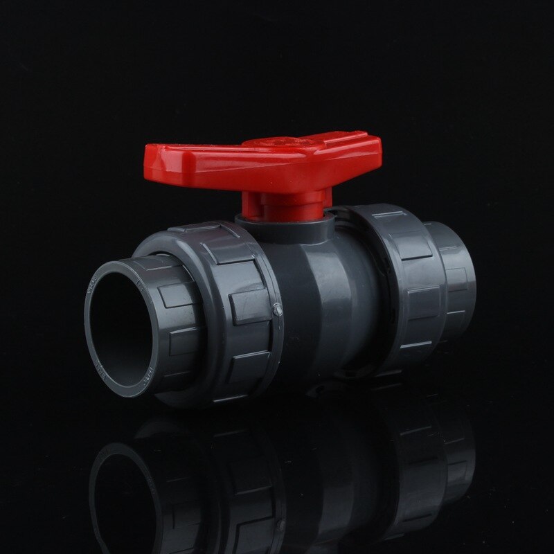 40mm PVC Kogelkraan Afsluiter Water Valve Tool Afsluiter Caps Gate Valve Tuin Water Connectors voor Tuin Irrigatie