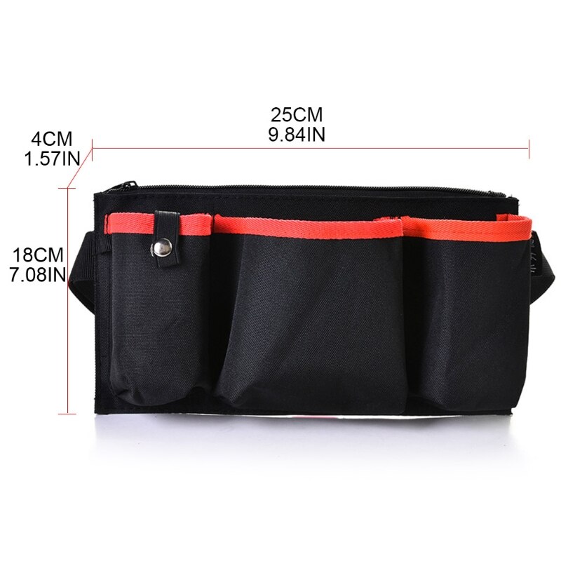 Men Gardening Tool Waist Bag Fanny Pack Adjustable Belt Pouch Hip Bum Purse