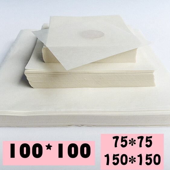 Weighing Paper Sheet, High-Gloss,4 x 4 Inches 100x100mm, White (Pack of 500)