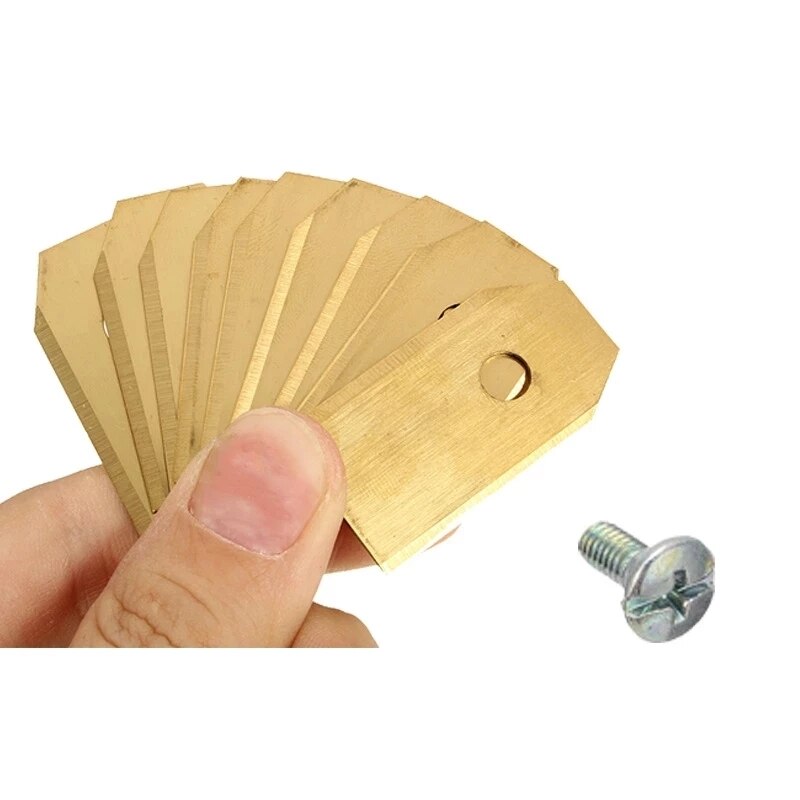 0.75Mm Gazon Robot Blade Silver Gold Gazon Mover Vervanging Mes Voor Gardena Husqvarna Automower Yardforce Tuingereedschap