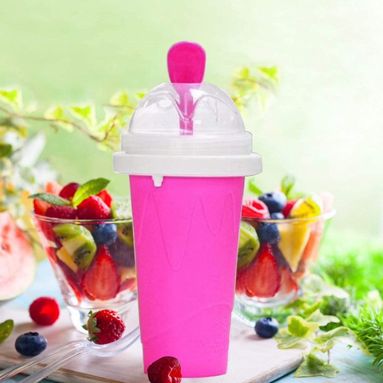 250ML Cooling Cup, Double Cup, DIY Ice Cream Cooling Cup for Children and Family Fast And Squeez: C