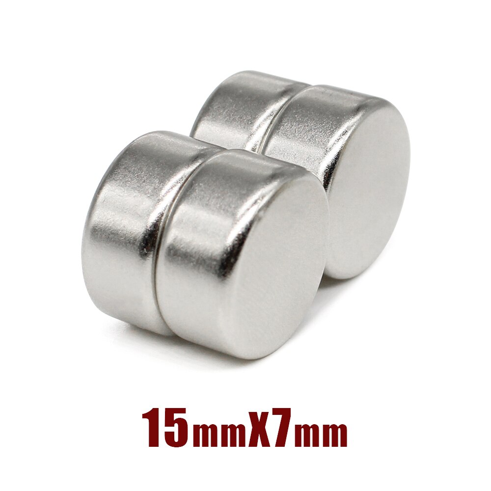 5/10/20/30/50 pz 15x7 magneti circolari foglio 15mm X 7mm magnete al neodimio rotondo forte N35 15x7mm magnete a discoteca permanente 15*7mm