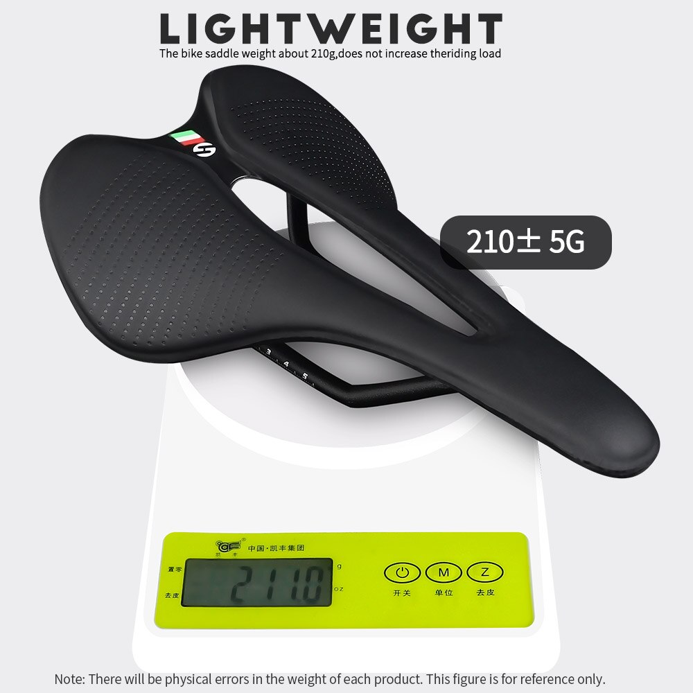 Selle de vélo ultralégère à coussin, siège de vtt de route, de montagne, pièces de bicyclette, noir/vert/blanc/rouge/bleu/rose