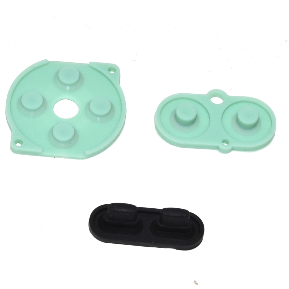 10er Set Silikon-Leitfähige Tasten - A-B D-pad, Start, Select - für Game Boy Classic, GBC, GB, GBA
