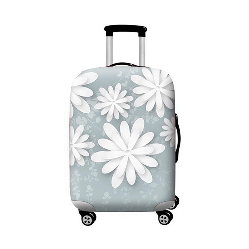 HMUNII-funda protectora para maleta equipaje elástico, cubierta antipolvo de novedosa, aplicable a 24 pulgadas, accesorios de viaje multifunción: Snowflake / M