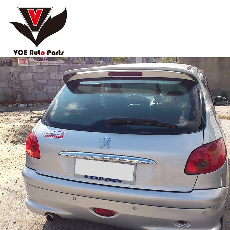 206 207 abs materiale bagrude vindues tag spoiler til peugeot 206 207 2005