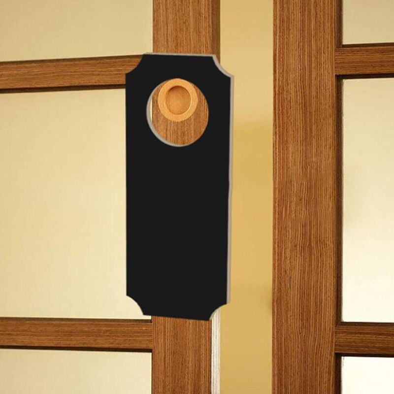 Deur hangend dubbelzijdig klein bord hotel bewegwijzering promptbord houten knutselwerk huisdecoratie bordhanger