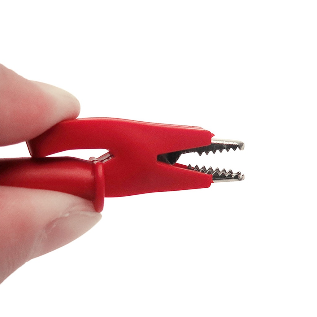 Silicone Banana Plug Naar Krokodil Alligator Clip Test Lead Wire Kabel 5 Stuks Per Verpakking 1Meter 4 Mm Banaan plug