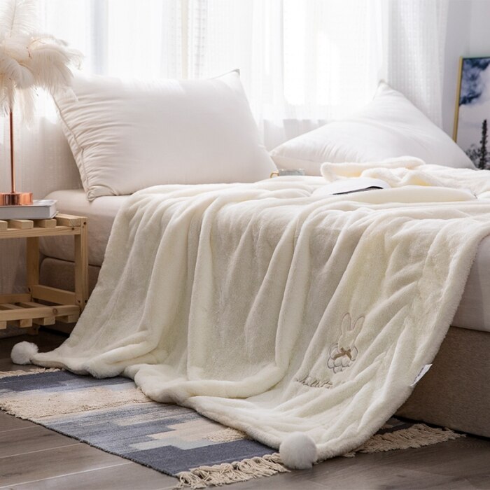 Volwassen Deken Sprei Plaid Op Het Bed Winter Dekens Voor Banken Decoratieve Flanel Soft Cozy Laken Thuis Textiel