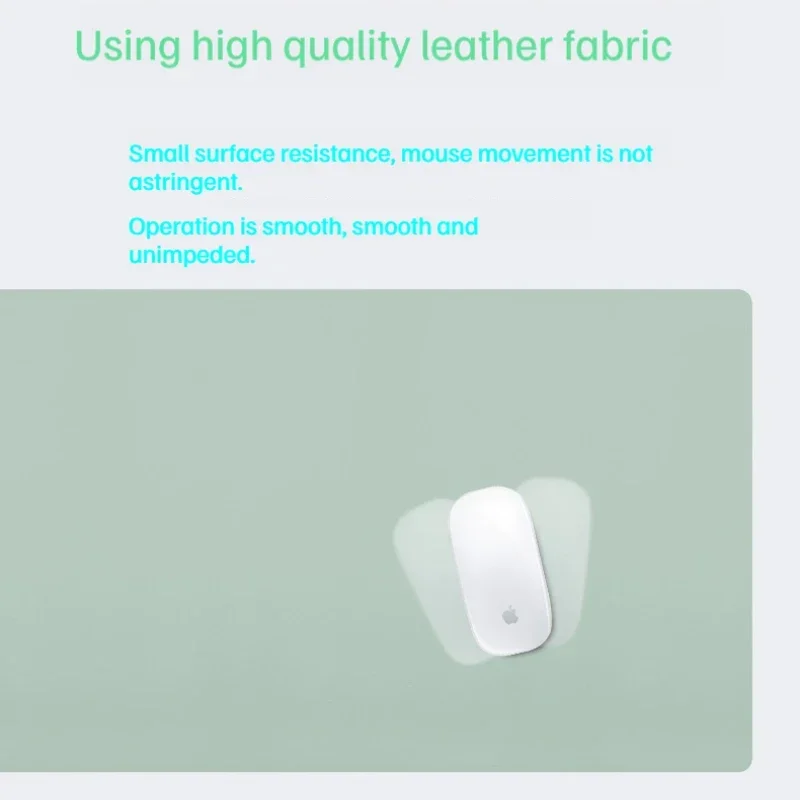 Mouse PadPure Colour PU MaterialSlim DesignWireless Fast ChargingDesk PadSuitable for All Styles of Mobile PhonesKeyboard Pads