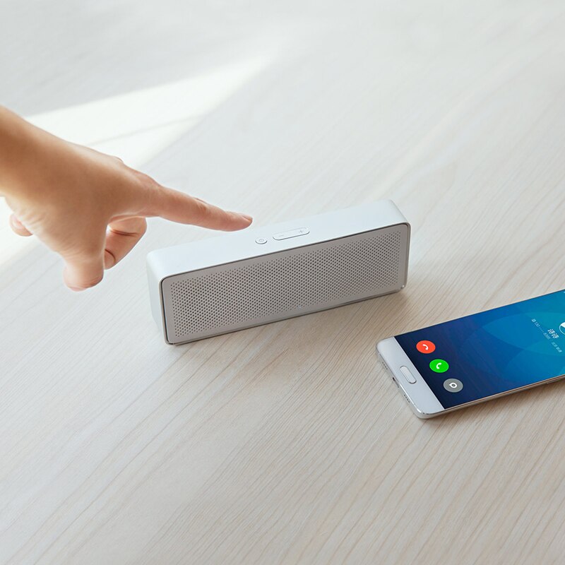 Xiao mi mi vierkante doos 2 Bluetooth speaker Stereo Portable Bluetooth 4.2 Batterij 1200 Mah luidspreker 10 H speeltijd ONDERSTEUNING AUX mi c