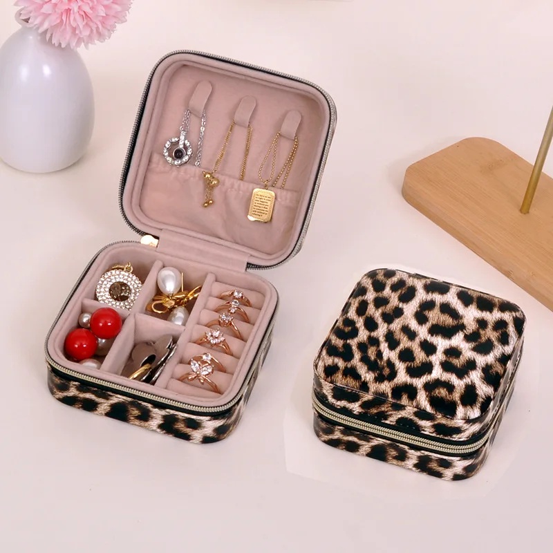 Caja de almacenamiento de joyería, caja de , adorno hecho a mano, embalaje, pendiente, collar, anillo, estuche organizador de joyería de China continental: Azul cielo