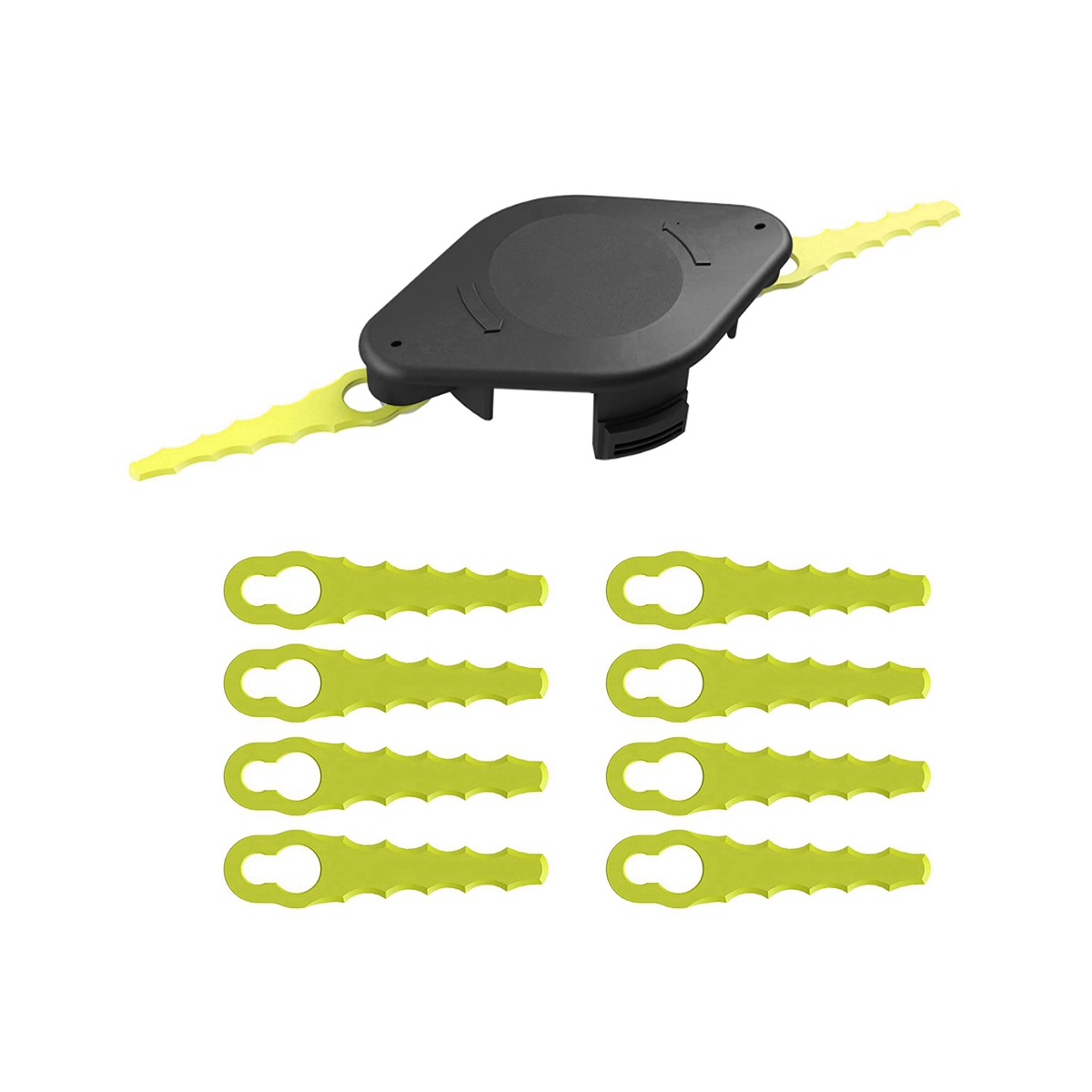 For Ryobi Trimming Head with Plastic Blade RAC155 Plastic Spare Blade Lawn Mower Grass Trimmer Head Cutter PartsB84B