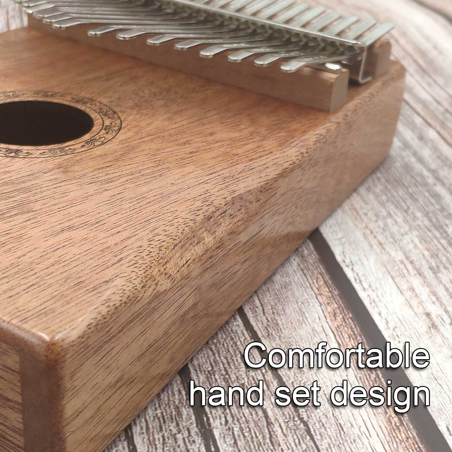 -key Kalimba African Festival Jaws Mahagoni Thumbs Finger Piano Sanza Mbira Calimba Games With Guitar Wood Musical Instruments